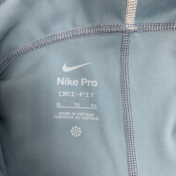 Women’s Nike Pro High-Waisted 3" Training Shorts with Pockets XL DX0059 440 - Picture 7 of 11